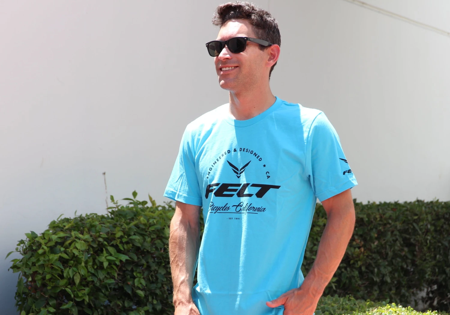 Felt Bicycles Classique Turquoise T-Shirt | Men's - Image 2